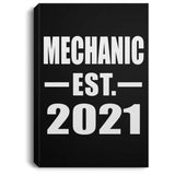 Mechanic Established EST. 2021 - Canvas Portrait