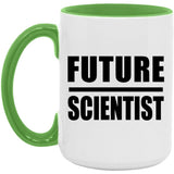 Future Scientist - 15oz Accent Mug Green