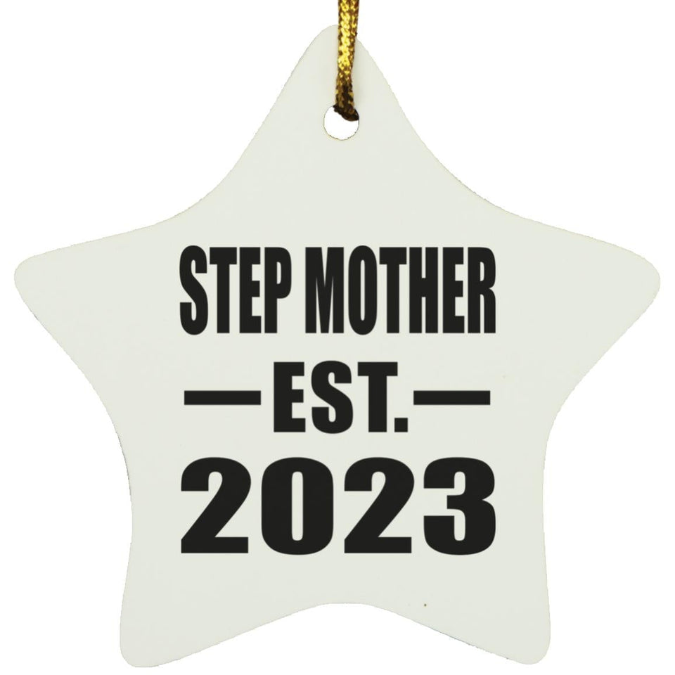 Step Mother Established EST. 2023 - Star Ornament