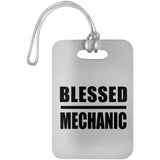 Blessed Mechanic - Luggage Bag Tag