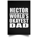 Hector World's Okayest Dad - Poster Portrait
