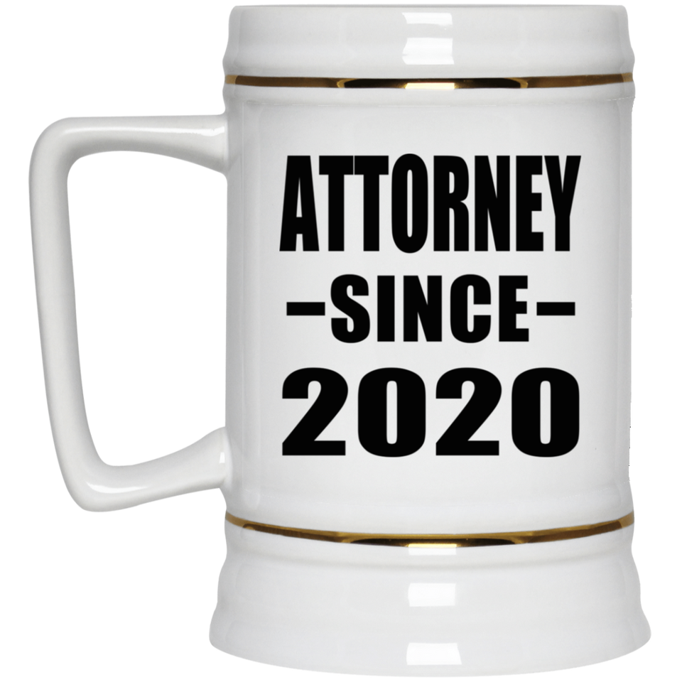 Attorney Since 2020 - Beer Stein