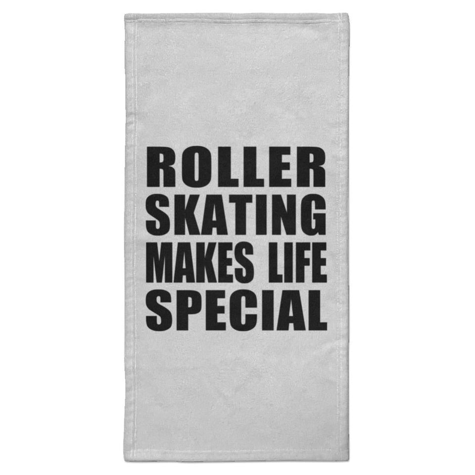 Roller Skating Makes Life Special - Hand Towel