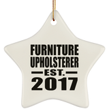 Furniture Upholsterer Established EST. 2017 - Star Ornament