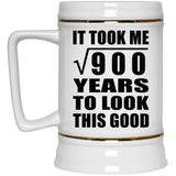 30th Birthday Took Square Root of 900 Years To Look Good - Beer Stein