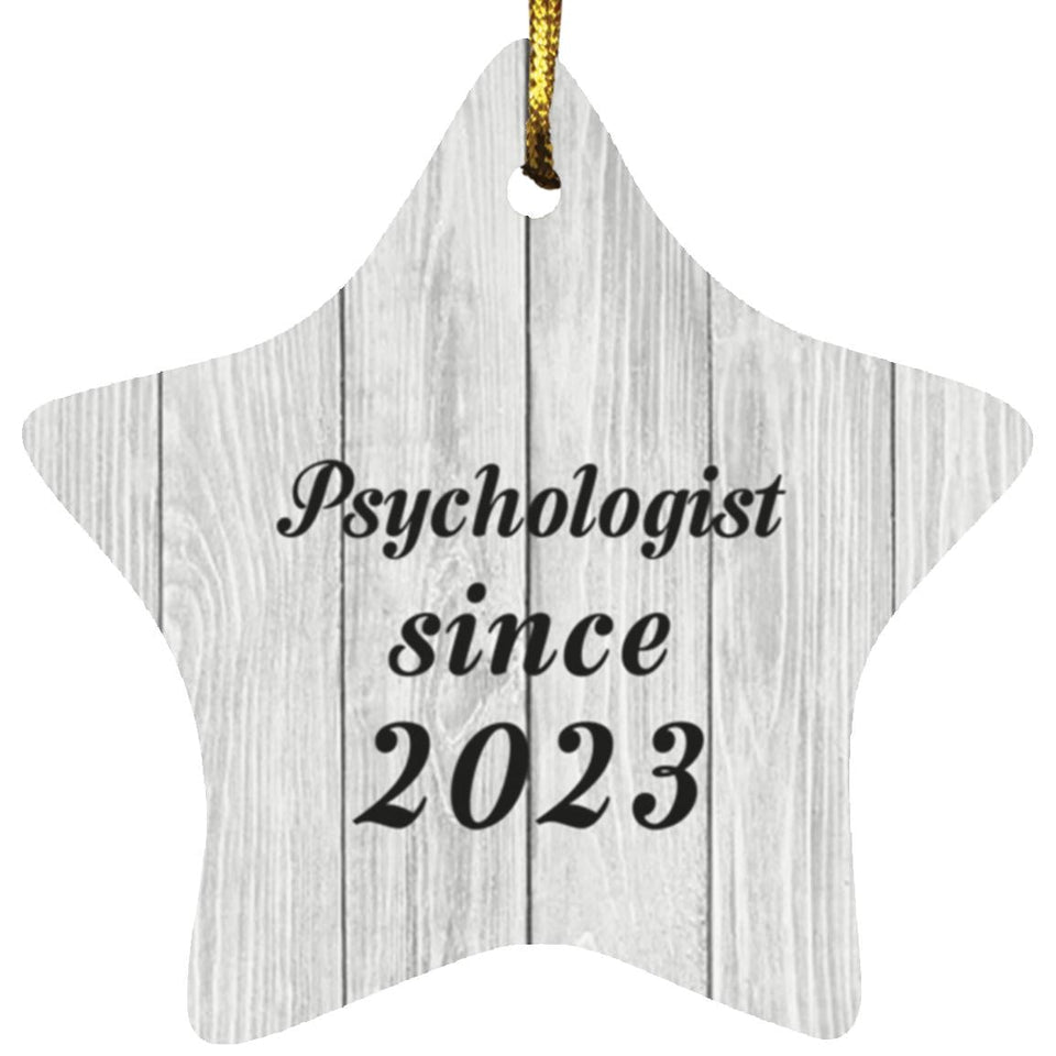 Psychologist Since 2023 - Star Ornament F