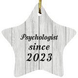 Psychologist Since 2023 - Star Ornament F