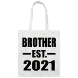 Brother Established EST. 2021 - Tote Bag White