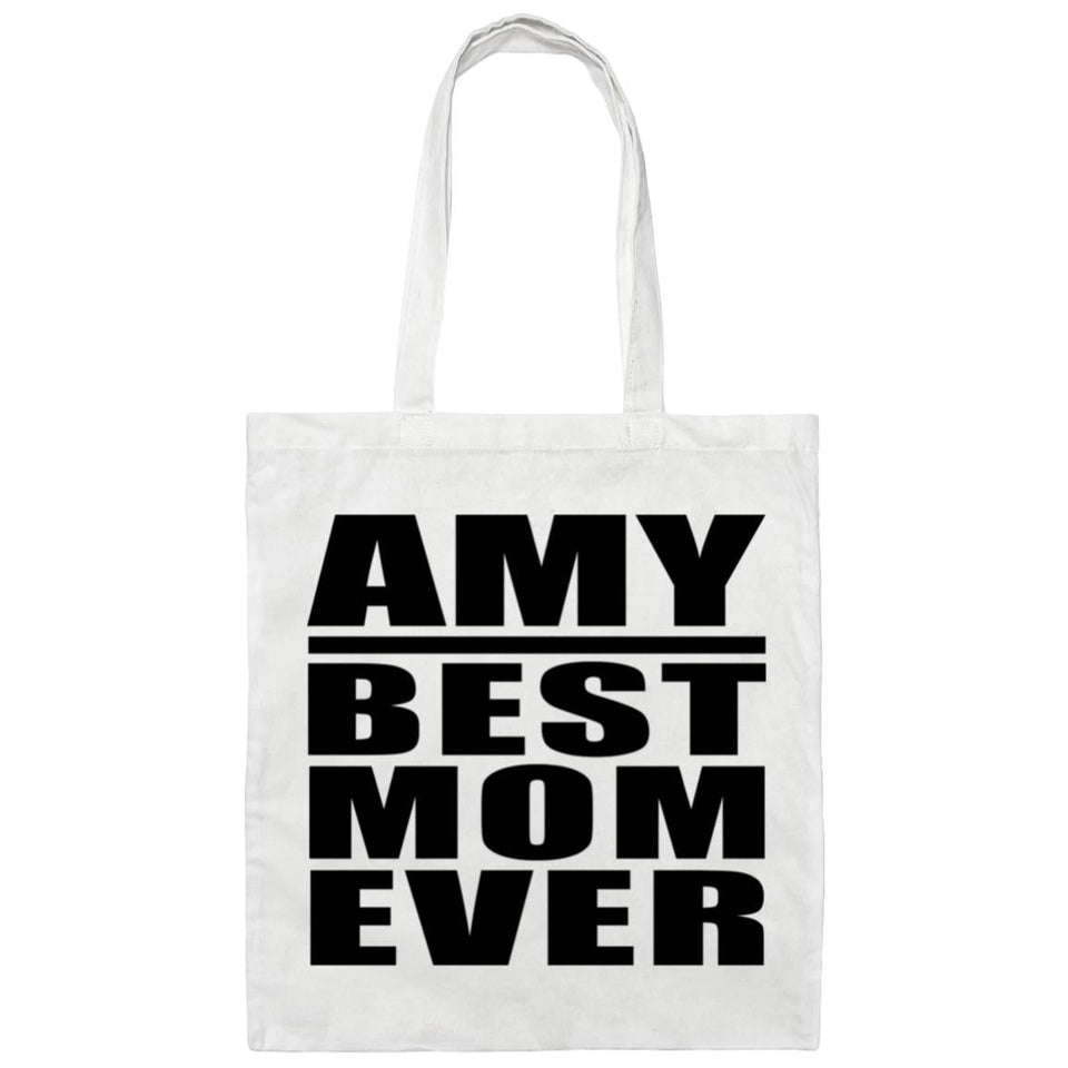 Amy Best Mom Ever - Tote Bag White