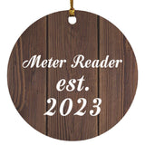 Meter Reader Established Est. 2023 - Circle Ornament D
