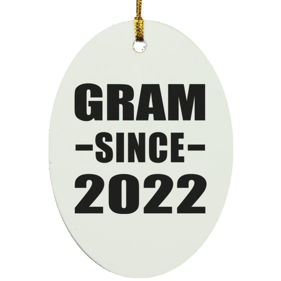 Gram Since 2022 - Oval Ornament