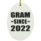Gram Since 2022 - Oval Ornament