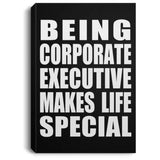 Being Corporate Executive Makes Life Special - Canvas Portrait