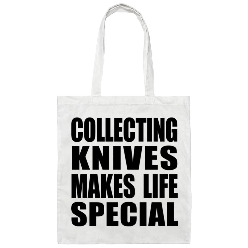 Collecting Knives Makes Life Special - Tote Bag White