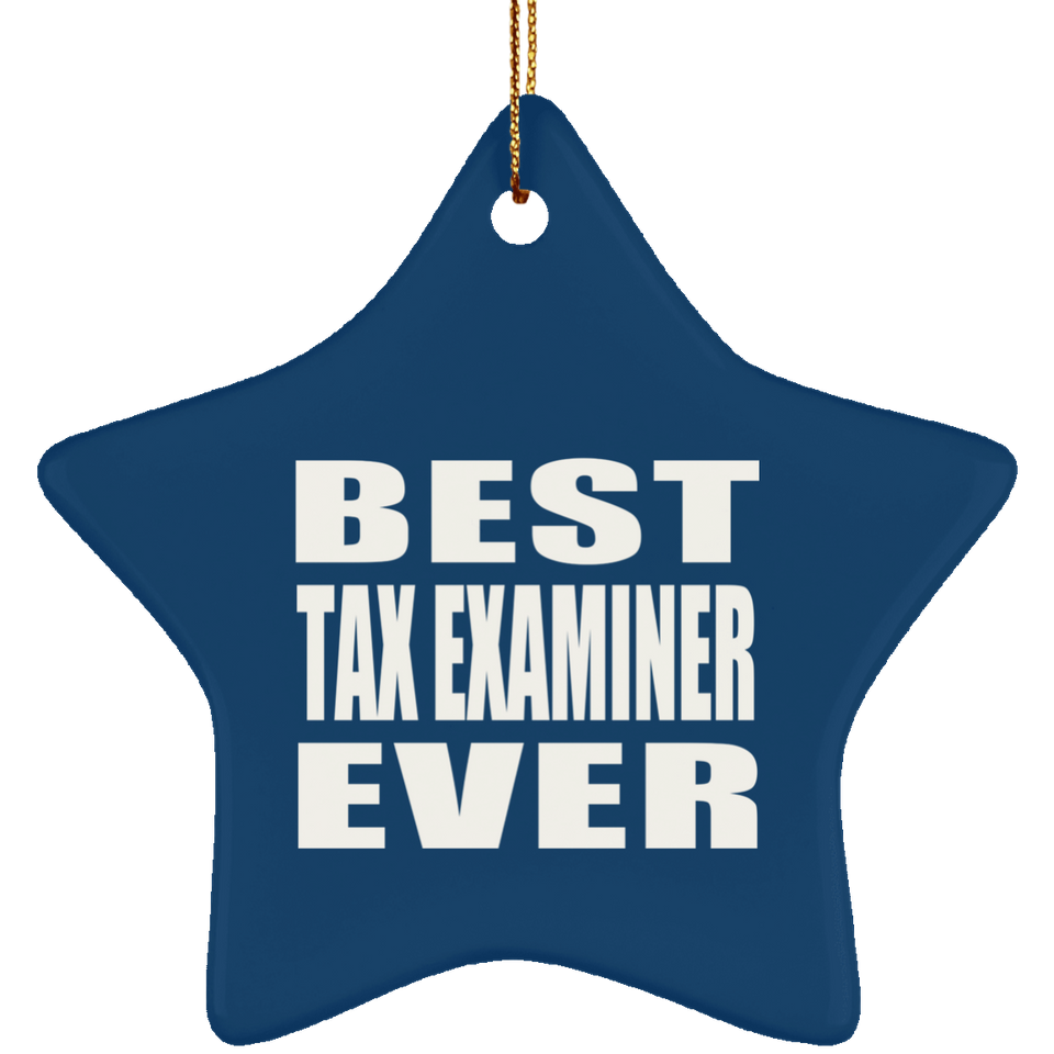 Best Tax Examiner Ever - Star Ornament
