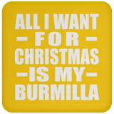 All I Want For Christmas Is My Burmilla - Coaster