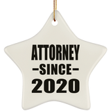 Attorney Since 2020 - Star Ornament
