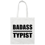Badass Typist - Tote Bag White