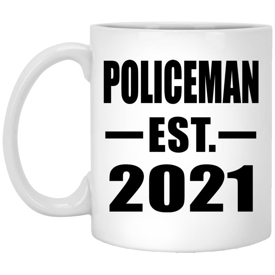 Policeman Established EST. 2021 - 11oz Coffee Mug