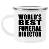 World's Best Funeral Director - 12oz Camping Mug