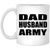 Dad Husband Army - 11oz Coffee Mug