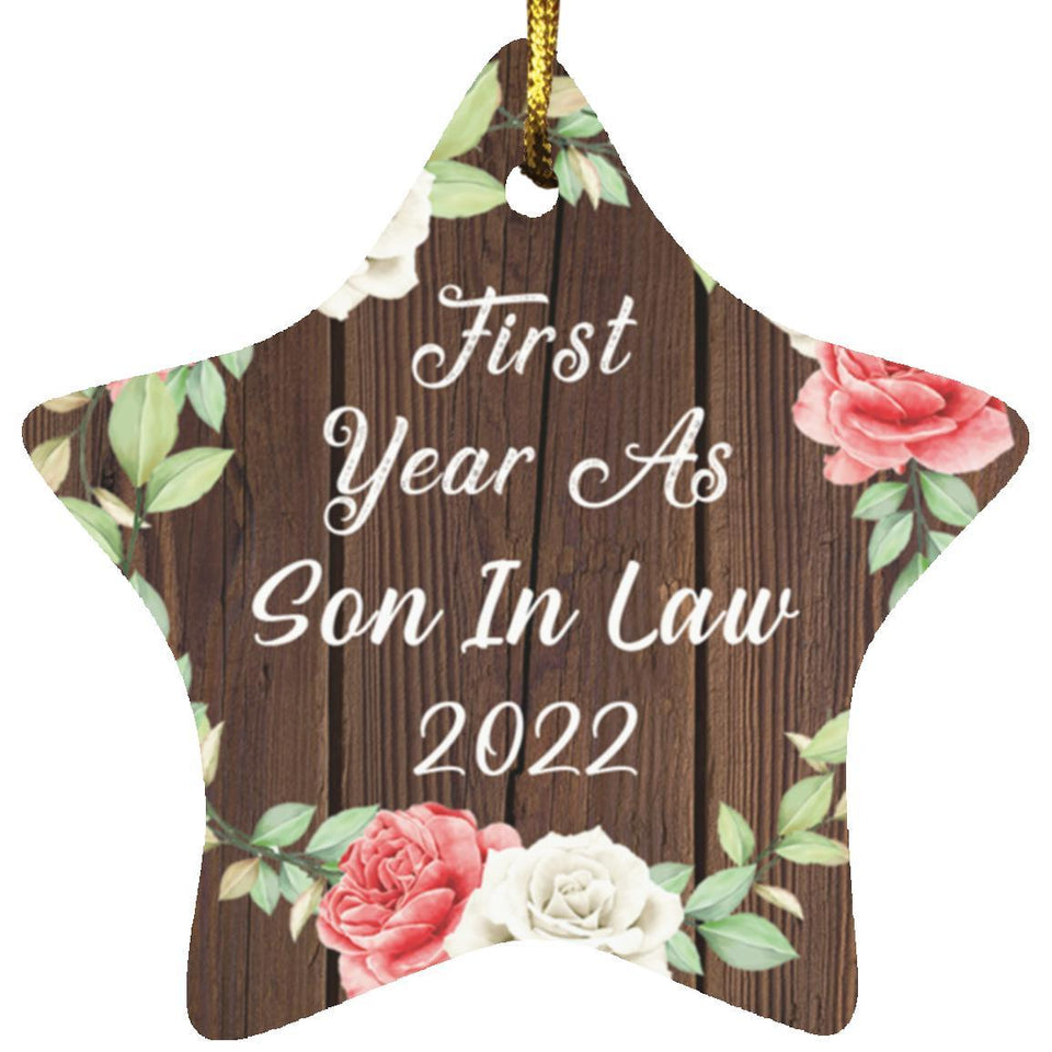 First Year As Son In Law 2022 - Star Ornament A