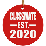 Classmate Established EST. 2020 - Circle Ornament