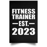 Fitness Trainer Established EST. 2023 - Poster Portrait