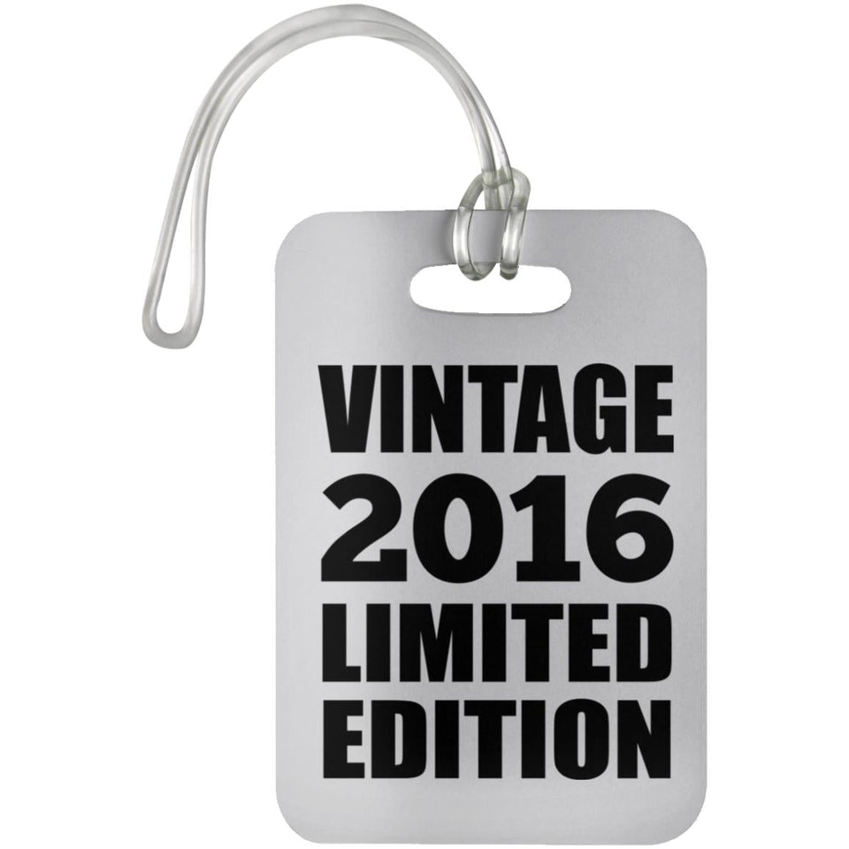 8th Birthday Vintage 2016 Limited Edition - Luggage Bag Tag