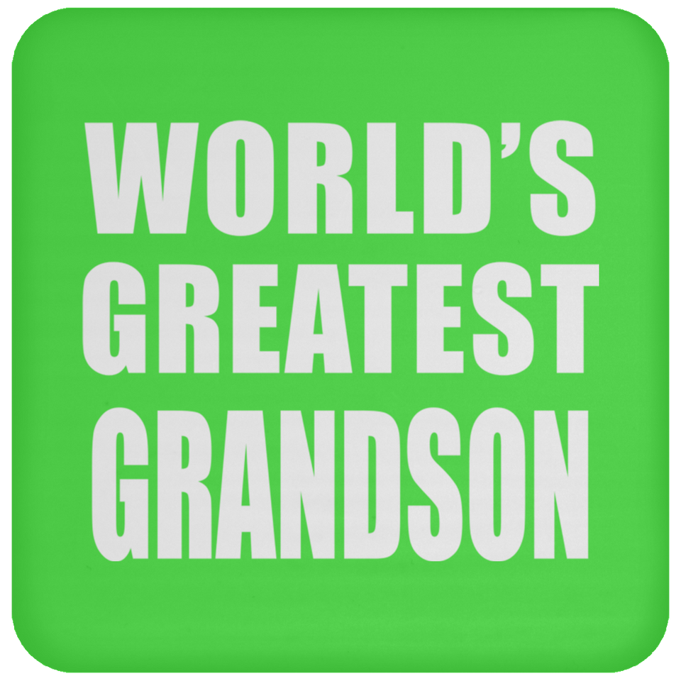 World's Greatest Grandson - Drink Coaster