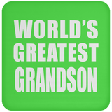 World's Greatest Grandson - Drink Coaster