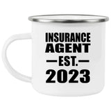 Insurance Agent Established EST. 2023 - 12oz Camping Mug