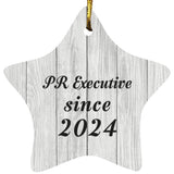 PR Executive Since 2024 - Star Ornament F