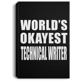 World's Okayest Technical Writer - Canvas Portrait