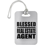 Blessed Real Estate Agent - Luggage Bag Tag