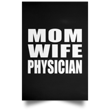 Mom Wife Physician - Poster Portrait
