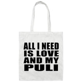 All I Need Is Love And My Puli - Tote Bag White