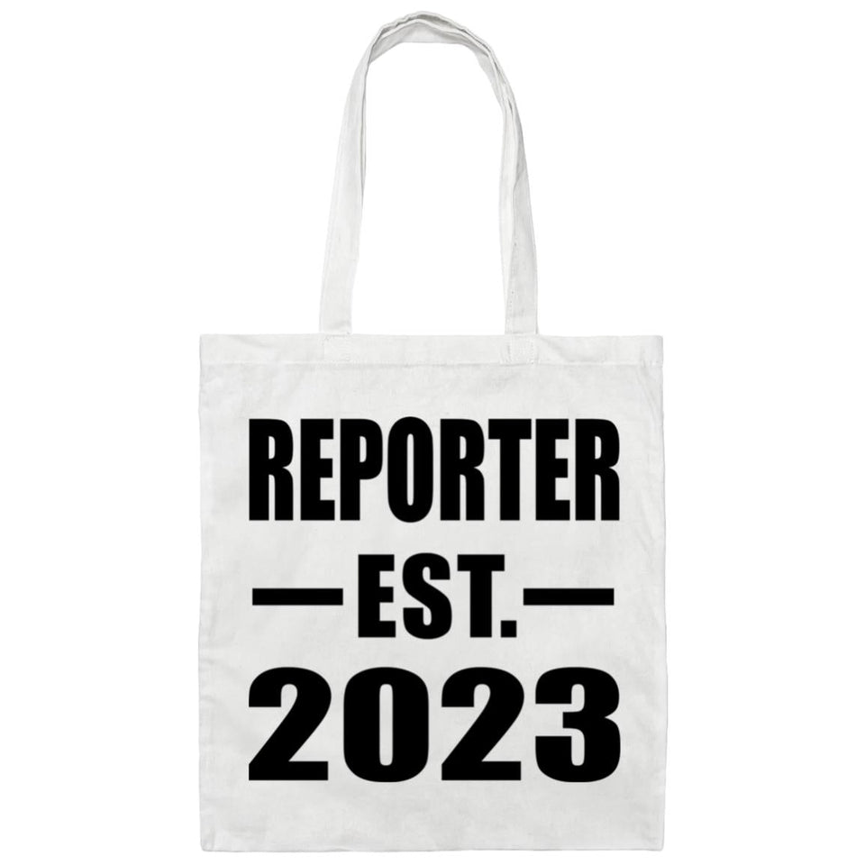 Reporter Established EST. 2023 - Tote Bag White