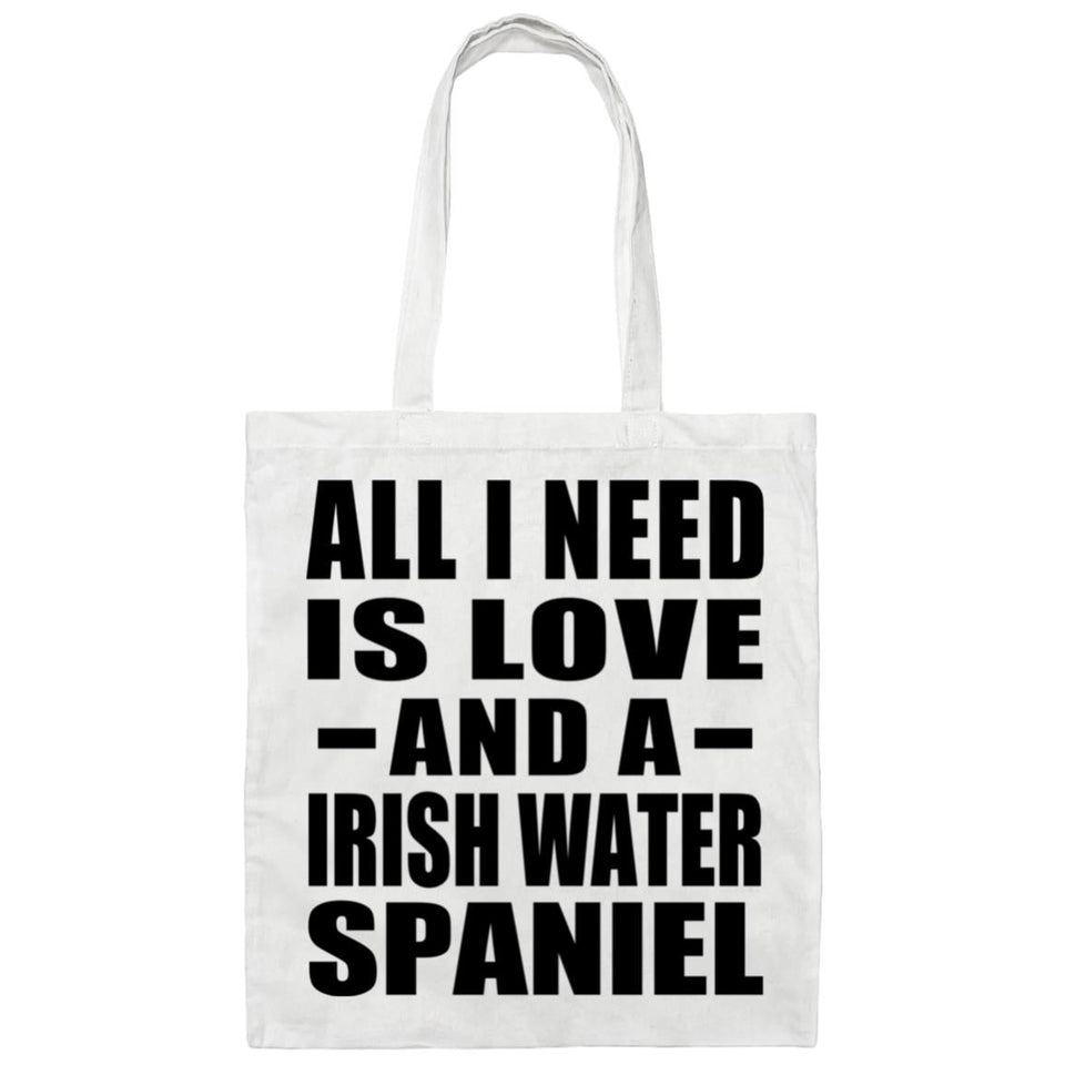 All I Need Is Love And A Irish Water Spaniel - Tote Bag White