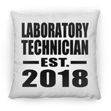 Laboratory Technician Established EST. 2018 - Throw Pillow