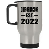Chiropractor Established EST. 2022 - Silver Travel Mug