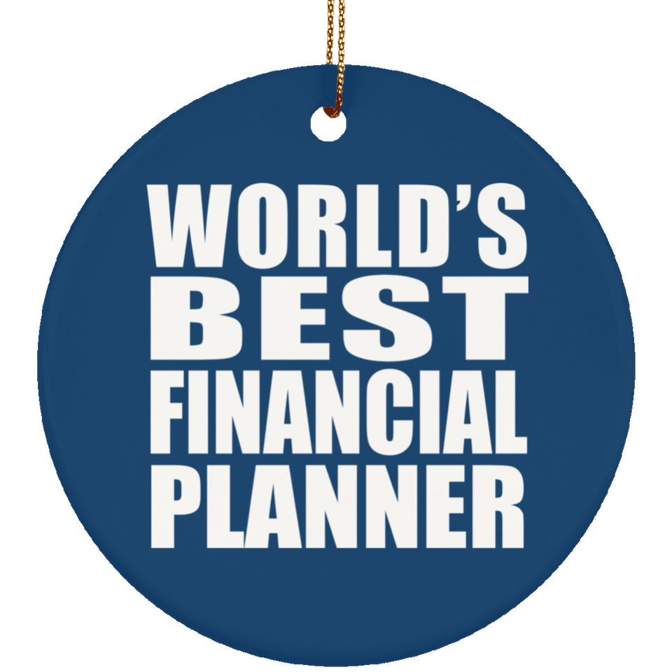 World's Best Financial Planner - Circle Ornament