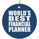 World's Best Financial Planner - Circle Ornament