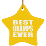Best Gramps Ever - Star Ornament