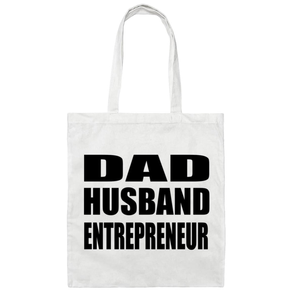 Dad Husband Entrepreneur - Tote Bag White
