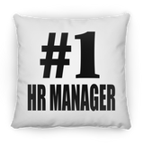 Number One #1 Hr Manager - Throw Pillow