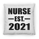 Nurse Established EST. 2021 - Throw Pillow