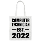 Computer Technician Established EST. 2022 - Tote Bag White