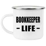 Bookkeeper Life - 12oz Camping Mug