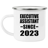 Executive Assistant Since 2023 - 12oz Camping Mug